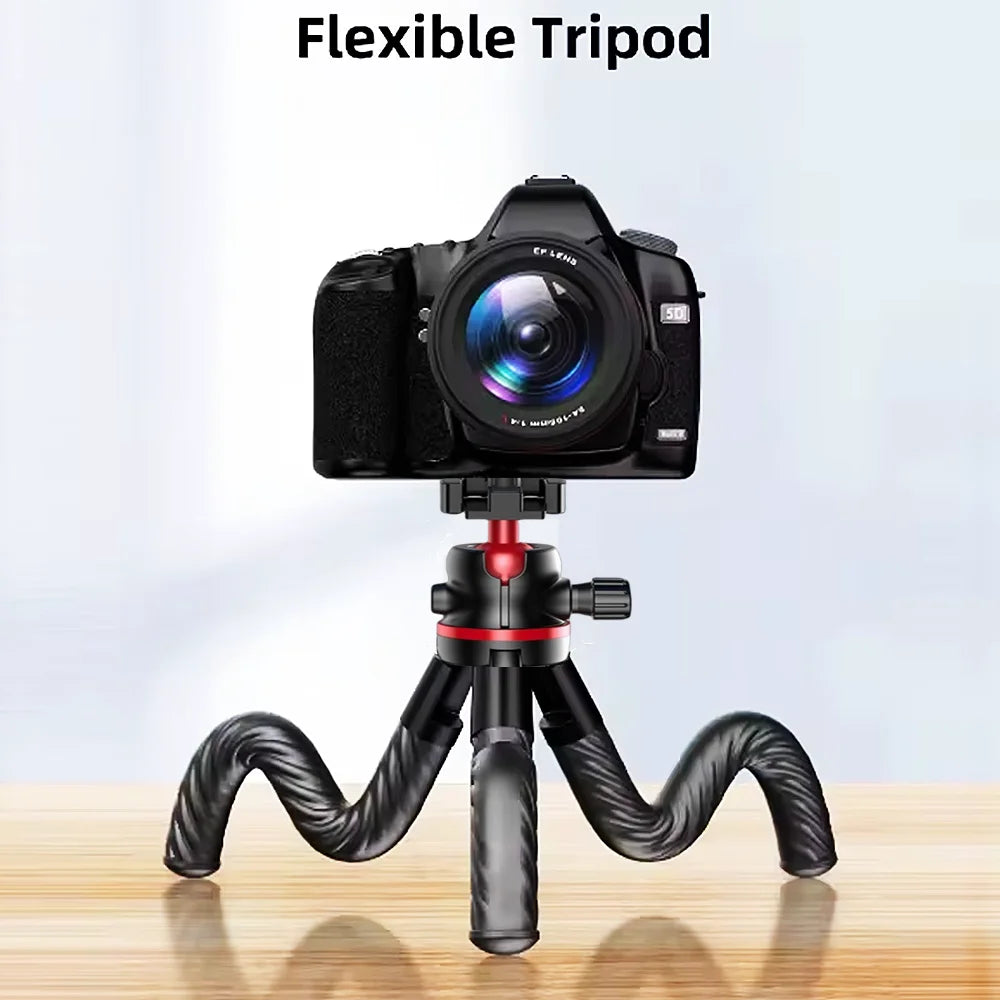 Octopus phone holder, wireless selfie stick, tripod camera, photography gimbal, outdoor live streaming phone holder