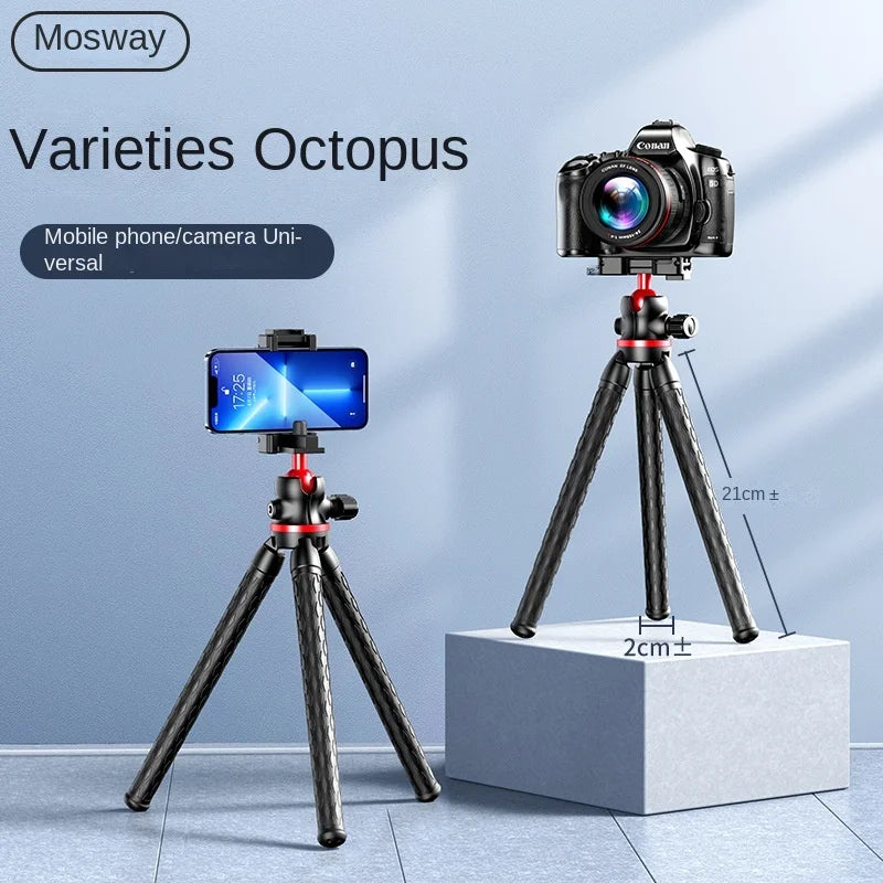 Octopus phone holder, wireless selfie stick, tripod camera, photography gimbal, outdoor live streaming phone holder
