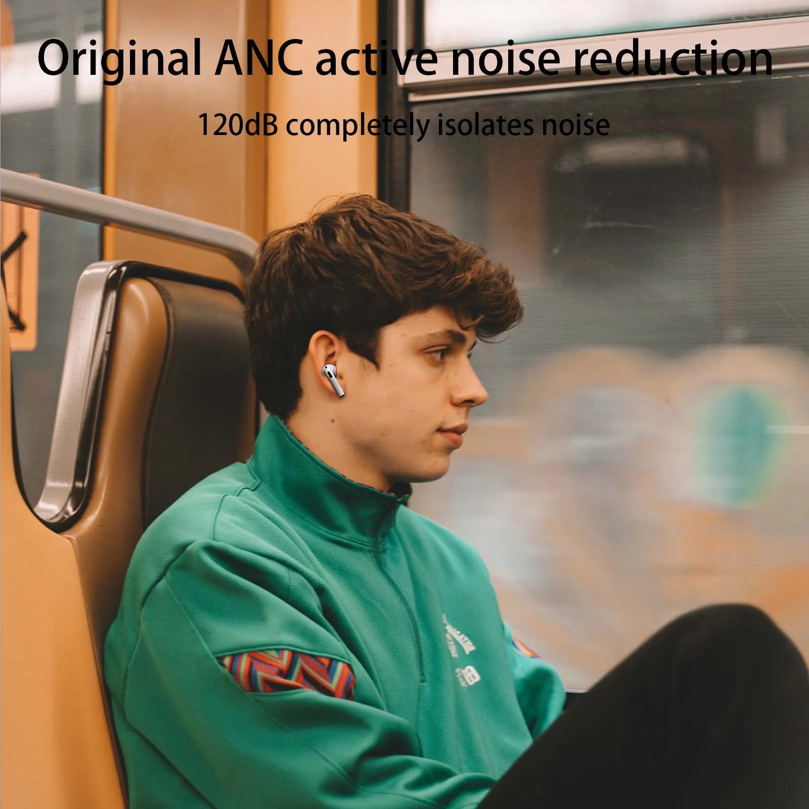 Air Pro4 wireless earphones Bluetooth 5.3 in ear earphones suitable for sports, gaming, and office work.
